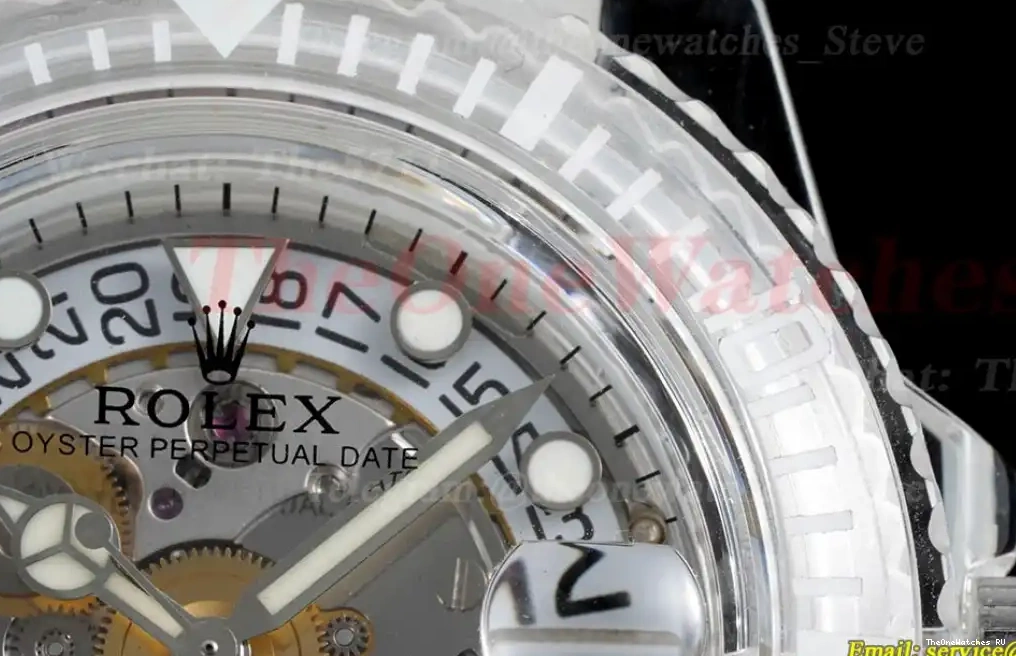 A2824 Dial 40MM Submariner F8F RU Acrylic Skeleton 0606